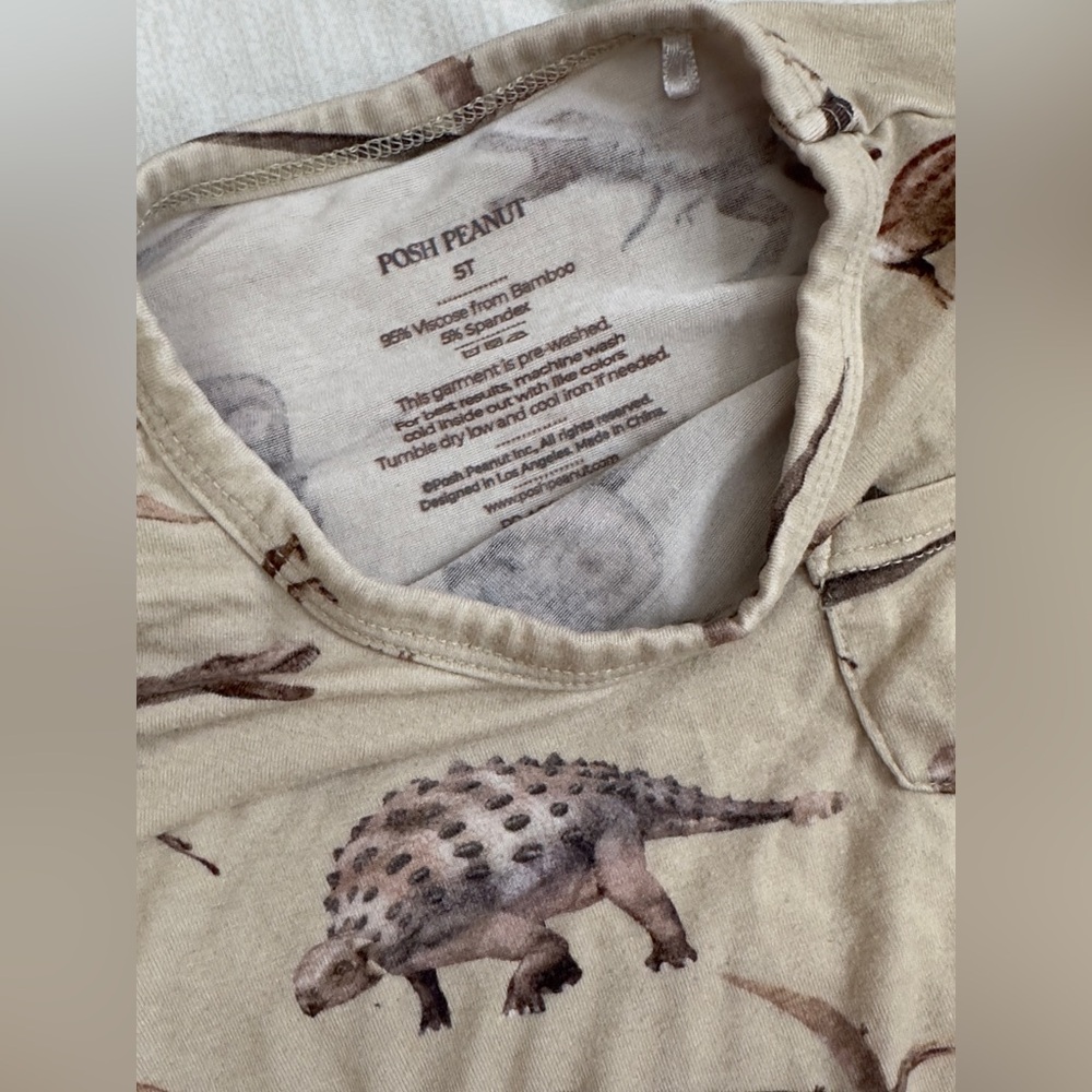 Posh Peanut Dino Pajamas - Picture 4 of 4
